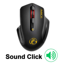 Load image into Gallery viewer, Wireless Mouse USB Computer Mouse Silent Ergonomic Mouse 2000 DPI Optical Mause Gamer Noiseless Mice Wireless For PC Laptop - Black Sound - China
