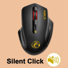 Load image into Gallery viewer, Wireless Mouse USB Computer Mouse Silent Ergonomic Mouse 2000 DPI Optical Mause Gamer Noiseless Mice Wireless For PC Laptop - Black Silent - China
