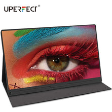 UPERFECT 15.6 Inch FHD Monitor HDR 1920X1080 IPS HDMI Type-C Screen Display Portable Gaming Dsiplay PS4 Raspberry PC Computer - United States - US plug