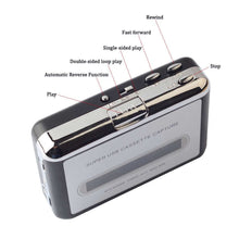 Load image into Gallery viewer, Cassette Player USB Cassette to MP3 Converter Capture Audio Music Player Tape Cassette Recorder
