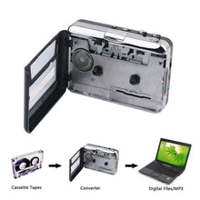 Load image into Gallery viewer, Cassette Player USB Cassette to MP3 Converter Capture Audio Music Player Tape Cassette Recorder
