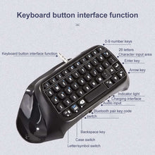 Load image into Gallery viewer, Mini Bluetooth Wireless Keyboard For Sony PS4 PlayStation 4 Accessories Gamepad Keyboard For Play 4 P4 Controller Parts Keypad
