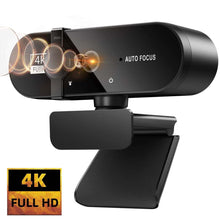 Load image into Gallery viewer, 2K 4K Webcam 1080P For PC Web Camera Cam USB Online Webcam With Microphone Autofocus Full Hd 1080 P Web Can Webcan For Computer
