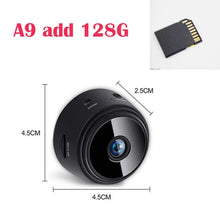 Load image into Gallery viewer, A9 Mini Camera Original 1080P IP Camera smart Home Security IR Night Magnetic Wireless Mini Camcorder Surveillance Wifi Camera - A9 add 128G - United States
