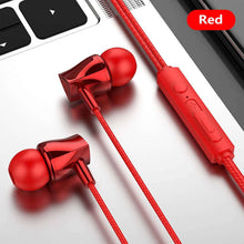 Load image into Gallery viewer, NEW Wired Earphone Mobile Phone 3.5mm Subwoofer In-ear Headphone With Microphone Tuning Stereo Headset For Huawei Xiaomi Samsung
