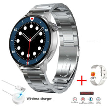 Load image into Gallery viewer, 2022 New NFC Smart Watch Men Smart Bluetooth Call Sport GPS Track Smartwatch Women Heart Rate ECG PPG Smartwatch For Android ios - Silver steel - China
