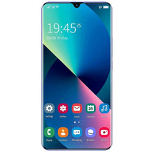 Load image into Gallery viewer, Note10 Smart Phone 6.53 Inch MTK6582 Quad Core 1GB RAM+8GB ROM Dual Card Dual Standby Android 5.1 Phone EU Plug - Blue
