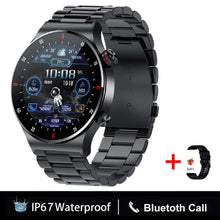 Load image into Gallery viewer, 2022 New Bluetooth Call Smart Watch Men Full Touch Screen Sports Fitness Watch Bluetooth Is Suitable For Android ios Smart Watch - Black steel
