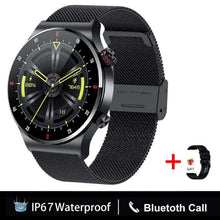Load image into Gallery viewer, 2022 New Bluetooth Call Smart Watch Men Full Touch Screen Sports Fitness Watch Bluetooth Is Suitable For Android ios Smart Watch - Black mesh belt
