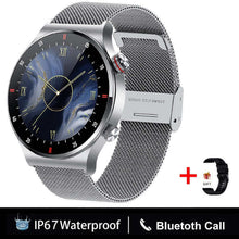 Load image into Gallery viewer, 2022 New Bluetooth Call Smart Watch Men Full Touch Screen Sports Fitness Watch Bluetooth Is Suitable For Android ios Smart Watch - Silver mesh belt
