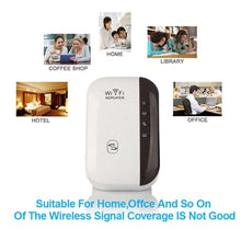 Load image into Gallery viewer, WiFi Extender Amplifier 300Mbps WiFi Repeater WiFi Booster Wi Fi Signal Router Long Range Wireless Wi-Fi Repeater Access Point
