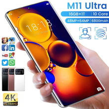 Load image into Gallery viewer, Global Version M11 Ultra 7.3inch Smartphone 16GB+1TB Android Unlocked Mobile Phones 5G Cellphones Cellular
