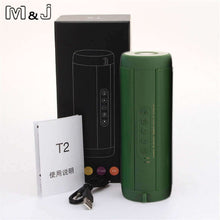 Load image into Gallery viewer, M&amp;J Wireless Best Bluetooth Speaker Waterproof Portable Outdoor Mini Column Box Loudspeaker Speakers Design for iPhone Xiaomi - Green with box
