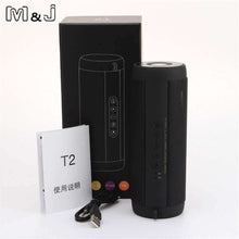 Load image into Gallery viewer, M&amp;J Wireless Best Bluetooth Speaker Waterproof Portable Outdoor Mini Column Box Loudspeaker Speakers Design for iPhone Xiaomi - Black With box
