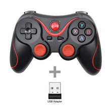 Load image into Gallery viewer, Wireless Joystick Support Bluetooth 3.0 T3/X3 Gamepad For PS3 Gaming Controller Control for Tablet PC Android Phone With Holder - T3 With 2.4G Receive - China
