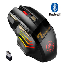 Load image into Gallery viewer, Rechargeable Wireless Mouse Bluetooth Gamer Gaming Mouse Computer Ergonomic Mause With Backlight RGB Silent Mice For Laptop PC - Bluetooth mouse - China
