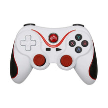 Load image into Gallery viewer, Wireless Joystick Support Bluetooth 3.0 T3/X3 Gamepad For PS3 Gaming Controller Control for Tablet PC Android Phone With Holder - White-T3 - China
