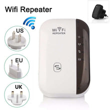 Load image into Gallery viewer, WiFi Extender Amplifier 300Mbps WiFi Repeater WiFi Booster Wi Fi Signal Router Long Range Wireless Wi-Fi Repeater Access Point
