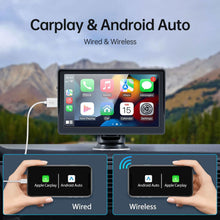 Load image into Gallery viewer, Universal 7inch Car Radio Multimedia Video Player Portable Wireless Apple CarPlay Android Auto Touch Screen For BMW VW KIA
