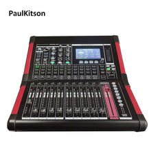 Load image into Gallery viewer, Paulkitson D16 Professional Digital Mixing 16 Channel Dj Equipment Mixer Dj Pro Audio Stage Digital Mixer Audio Recor Equipment

