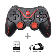 Load image into Gallery viewer, Wireless Joystick Support Bluetooth 3.0 T3/X3 Gamepad For PS3 Gaming Controller Control for Tablet PC Android Phone With Holder - T3 With R-S - China
