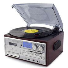 Load image into Gallery viewer, Multiple Vinyl 3 Speed Vinyl Turntable Record Player With Speaker
