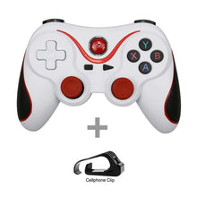 Load image into Gallery viewer, Wireless Joystick Support Bluetooth 3.0 T3/X3 Gamepad For PS3 Gaming Controller Control for Tablet PC Android Phone With Holder - White-T3-Stand - China
