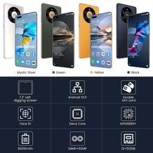 Load image into Gallery viewer, Global Version 7.3 Inch Screen 5G Smartphone with 12GB+512GB Large Memory for Huawei Mate 40 Pro+ Cellphone Samsung Mobile Phone
