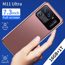 Load image into Gallery viewer, Global Version M11 Ultra 7.3inch Smartphone 16GB+1TB Android Unlocked Mobile Phones 5G Cellphones Cellular - Gold
