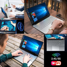 Load image into Gallery viewer, 2022 New 15.6 Inch IPS Screen 16GB RAM 256GB SSD Intel Celeron N5095 Business Netbook Windows 10 11 Gaming Laptop Portable
