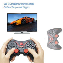 Load image into Gallery viewer, Wireless Joystick Support Bluetooth 3.0 T3/X3 Gamepad For PS3 Gaming Controller Control for Tablet PC Android Phone With Holder
