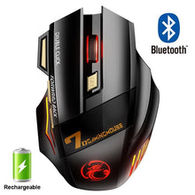 Load image into Gallery viewer, Rechargeable Wireless Mouse Bluetooth Gamer Gaming Mouse Computer Ergonomic Mause With Backlight RGB Silent Mice For Laptop PC
