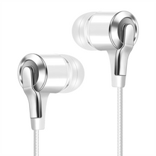 Load image into Gallery viewer, Xnyocn Earphones 3.5mm In-Ear 1.2m Wired With Microphone - white
