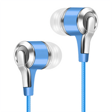 Load image into Gallery viewer, Xnyocn Earphones 3.5mm In-Ear 1.2m Wired With Microphone - blue
