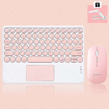 Load image into Gallery viewer, Wireless Bluetooth Keyboard Teclado for iPad &amp; Tablet Android IOS Windows - China - Pink k A
