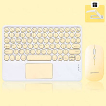 Load image into Gallery viewer, Wireless Bluetooth Keyboard Teclado for iPad &amp; Tablet Android IOS Windows - China - yellow A
