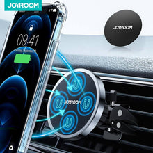 Load image into Gallery viewer, 15W Qi Magnetic Wireless Car Charger Phone Holder for iPhone 13 12 Pro Max Universal Wireless Charging Car Phone Holder Mount
