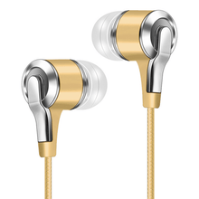 Load image into Gallery viewer, Xnyocn Earphones 3.5mm In-Ear 1.2m Wired With Microphone - Brown
