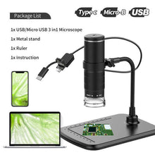 Load image into Gallery viewer, Wireless Digital Microscope Handheld USB HD Inspection Camera with Flexible Stand
