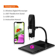 Load image into Gallery viewer, Wireless Digital Microscope Handheld USB HD Inspection Camera with Flexible Stand
