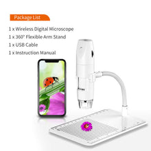 Load image into Gallery viewer, Wireless Digital Microscope Handheld USB HD Inspection Camera with Flexible Stand
