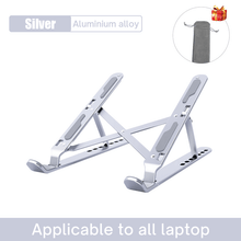 Load image into Gallery viewer, Foldable Aluminum Laptop Stand - China - Silver
