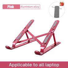 Load image into Gallery viewer, Foldable Aluminum Laptop Stand - China - Pink
