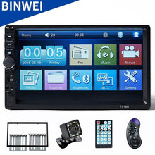 Load image into Gallery viewer, BINWEI Auto Radio 2 Din 7 Inch Touch Screen Car Stereo Multimedia Player, Mirror Link/FM/TF MP5 With Accessories
